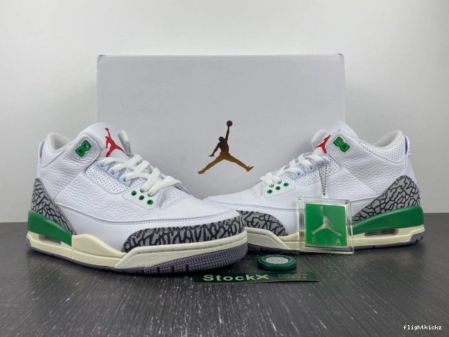 Green Jordan (W) 3 Lucky Retro CK9246-136 1202